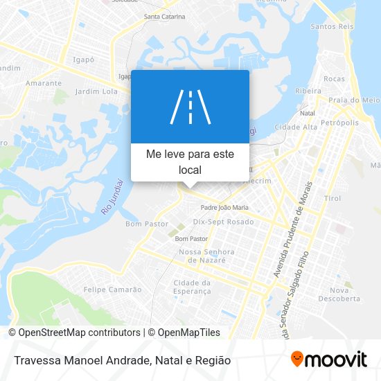 Travessa Manoel Andrade mapa