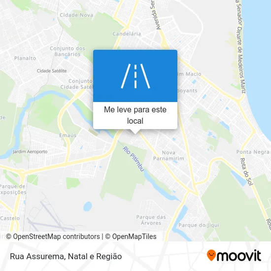 Rua Assurema mapa