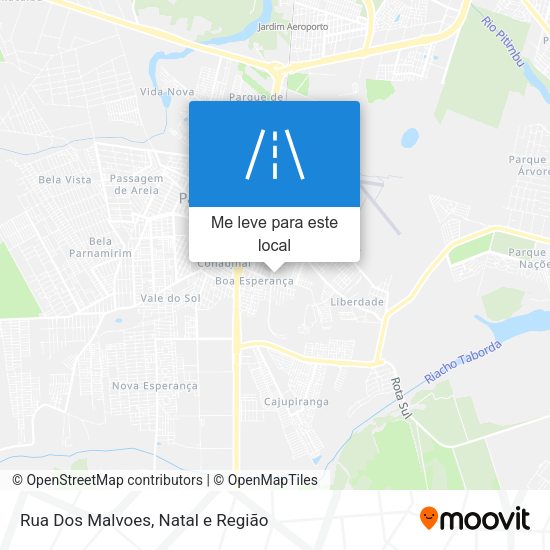 Rua Dos Malvoes mapa