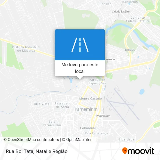 Rua Boi Tata mapa