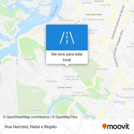 Rua Narcisio mapa