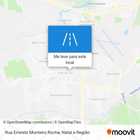 Rua Ernesto Monteiro Rocha mapa