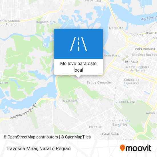 Travessa Mirai mapa