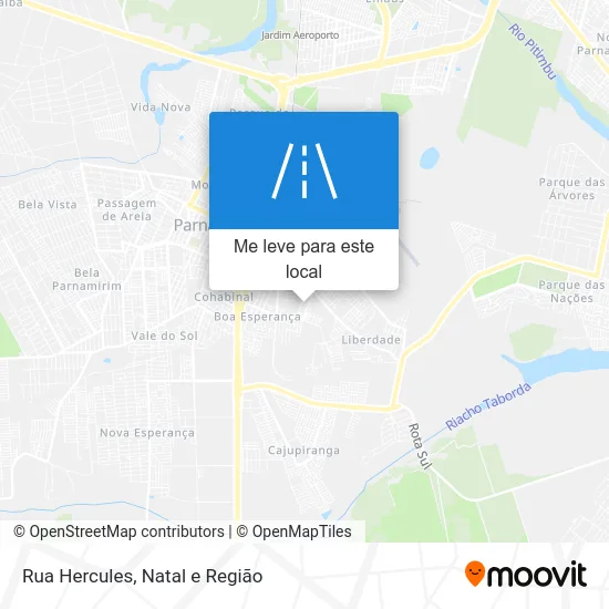 Rua Hercules mapa