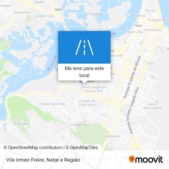 Vila Irmao Freire mapa