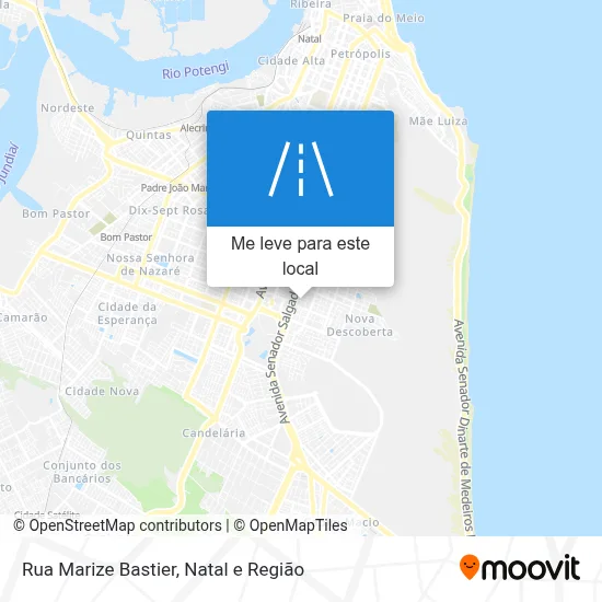 Rua Marize Bastier mapa