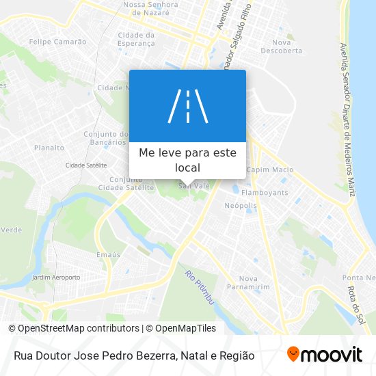 Rua Doutor Jose Pedro Bezerra mapa