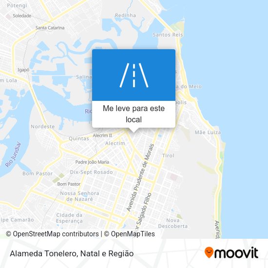 Alameda Tonelero mapa