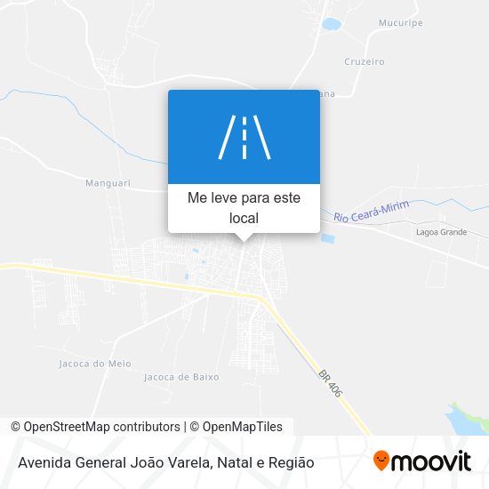 Avenida General João Varela mapa