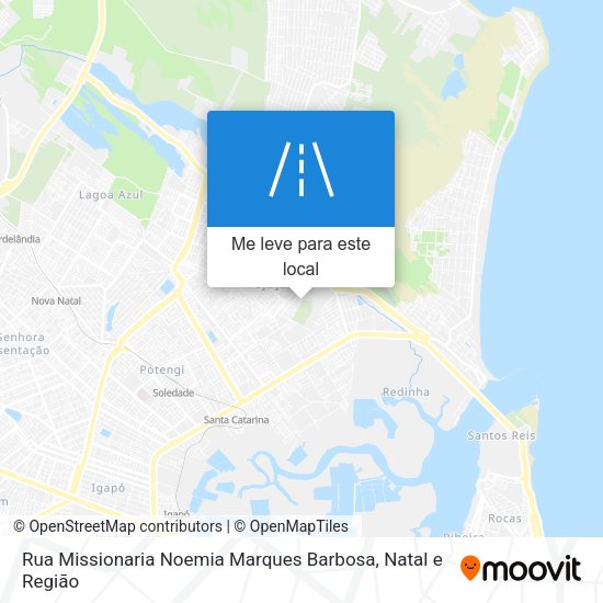 Rua Missionaria Noemia Marques Barbosa mapa