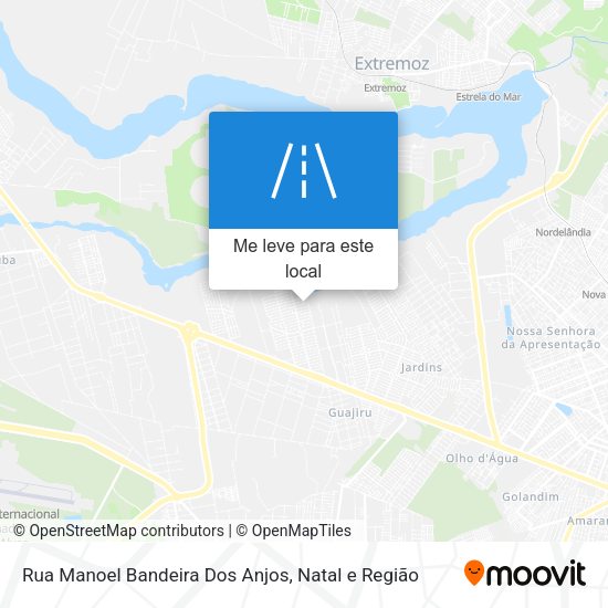 Rua Manoel Bandeira Dos Anjos mapa