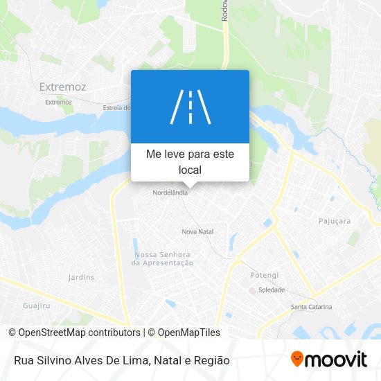 Rua Silvino Alves De Lima mapa