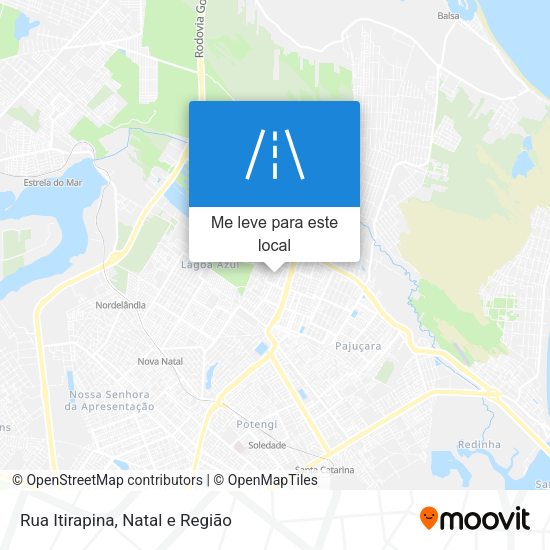 Rua Itirapina mapa