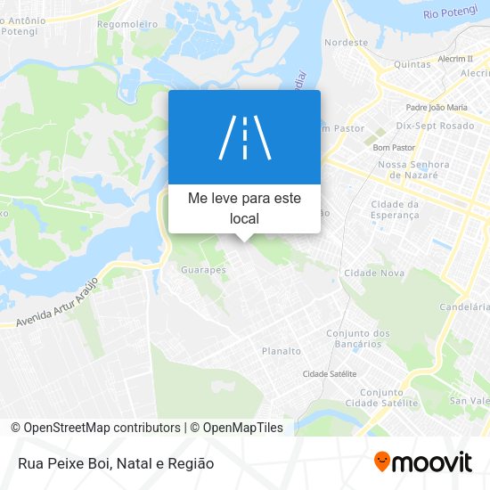 Rua Peixe Boi mapa