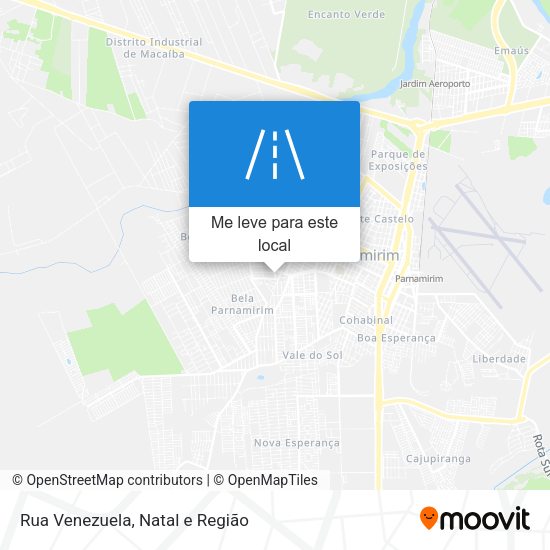 Rua Venezuela mapa