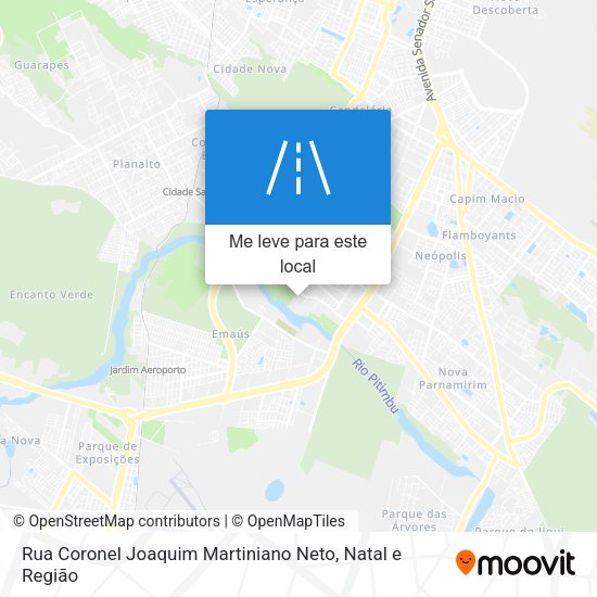 Rua Coronel Joaquim Martiniano Neto mapa