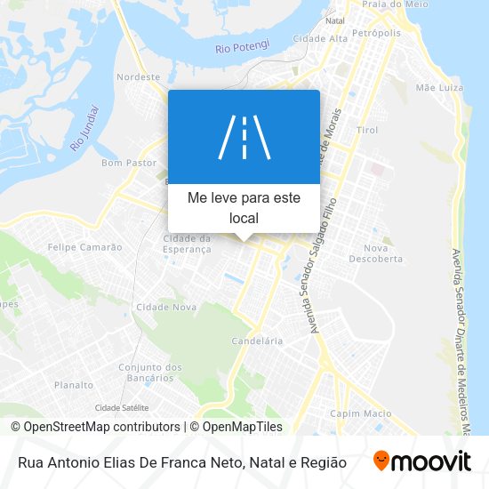 Rua Antonio Elias De Franca Neto mapa