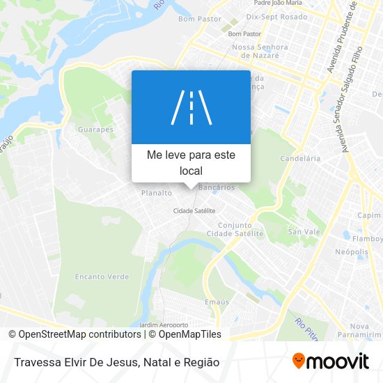 Travessa Elvir De Jesus mapa