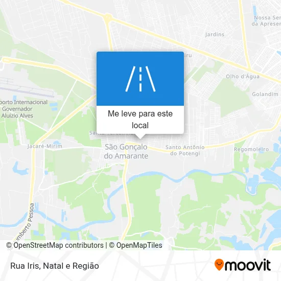Rua Iris mapa