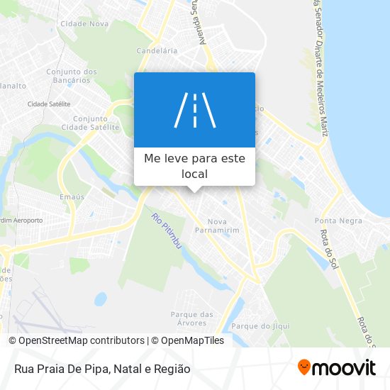 Rua Praia De Pipa mapa