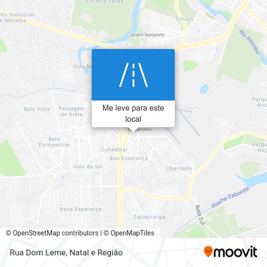 Rua Dom Leme mapa
