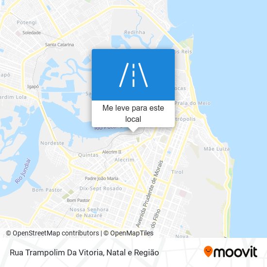 Rua Trampolim Da Vitoria mapa