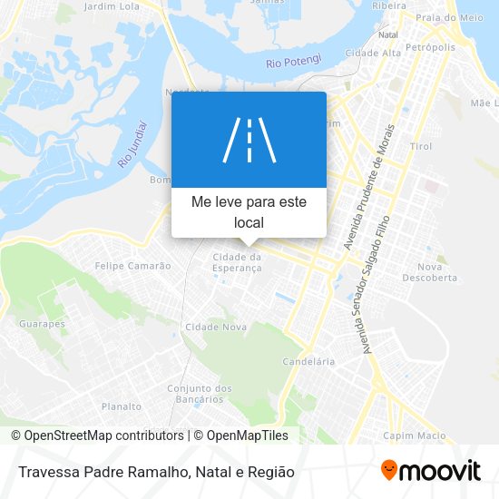 Travessa Padre Ramalho mapa
