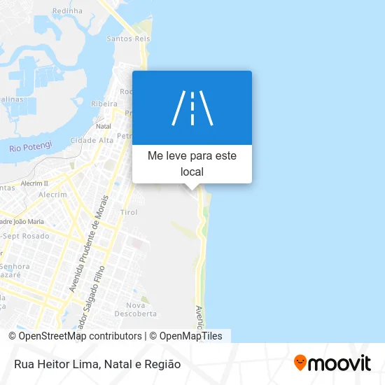 Rua Heitor Lima mapa