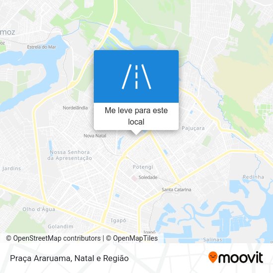 Praça Araruama mapa