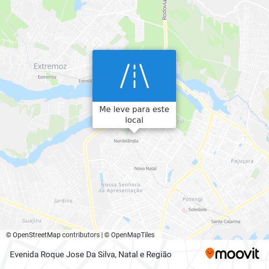 Evenida Roque Jose Da Silva mapa