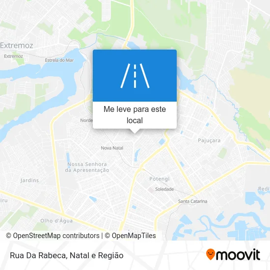 Rua Da Rabeca mapa