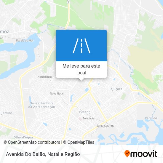Avenida Do Baião mapa