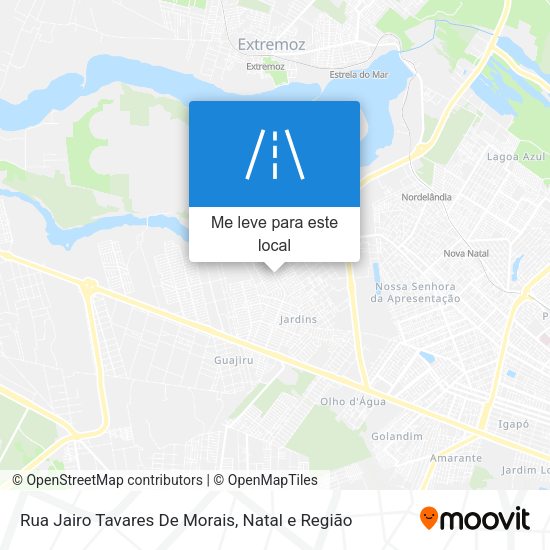 Rua Jairo Tavares De Morais mapa