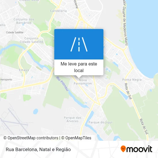 Rua Barcelona mapa