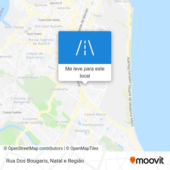 Rua Dos Bougaris mapa