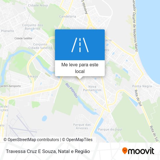 Travessa Cruz E Souza mapa