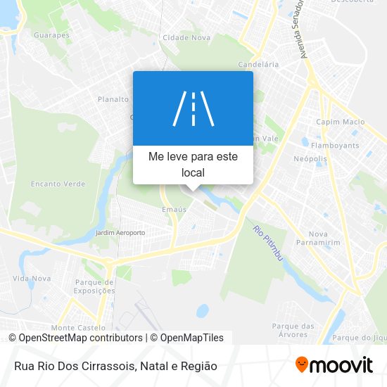 Rua Rio Dos Cirrassois mapa