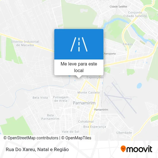 Rua Do Xareu mapa
