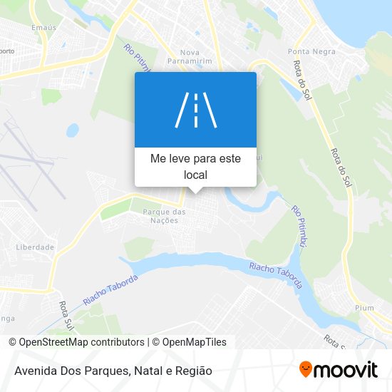 Avenida Dos Parques mapa