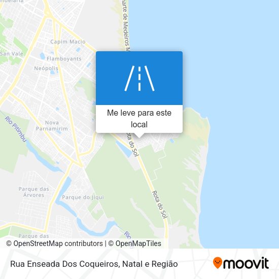 Rua Enseada Dos Coqueiros mapa