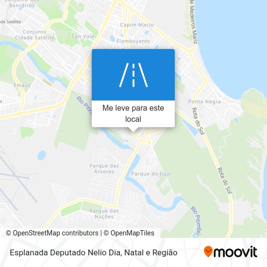 Esplanada Deputado Nelio Dia mapa