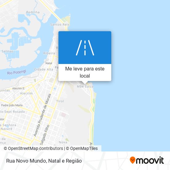 Rua Novo Mundo mapa