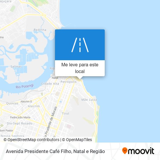 Avenida Presidente Café Filho mapa