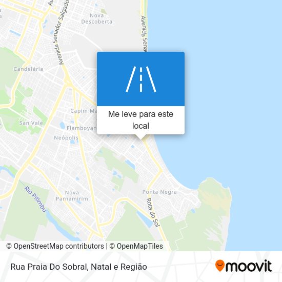 Rua Praia Do Sobral mapa