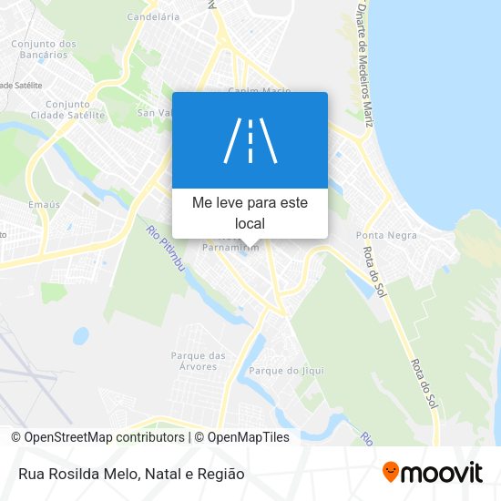 Rua Rosilda Melo mapa
