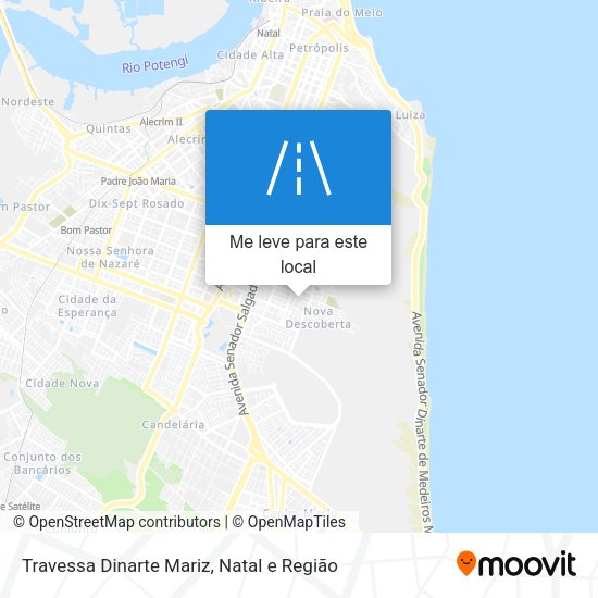 Travessa Dinarte Mariz mapa