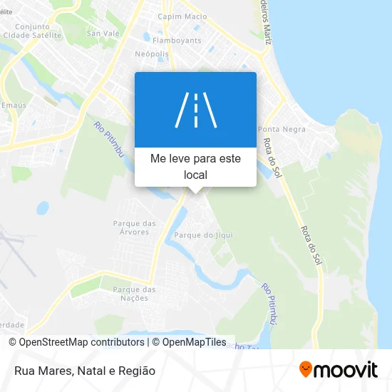 Rua Mares mapa
