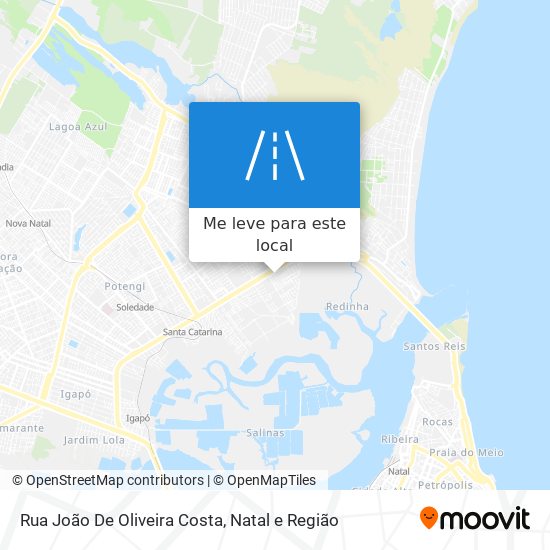 Rua João De Oliveira Costa mapa