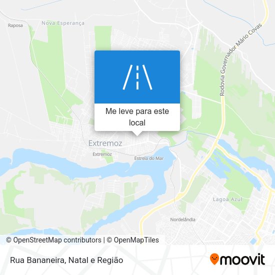 Rua Bananeira mapa