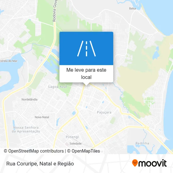 Rua Coruripe mapa